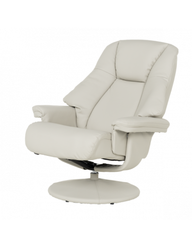 Кресло с табуретка ANA - светлосиво