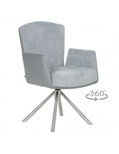 Трапезен стол SINDI - светлосив