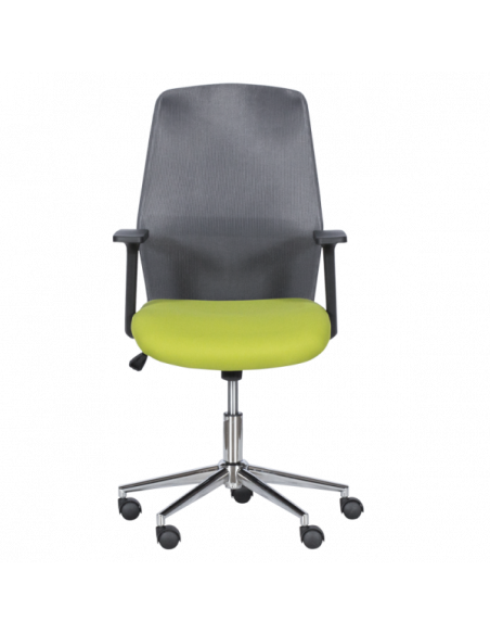 Работен офис стол Carmen 7047-1 - сив-зелен