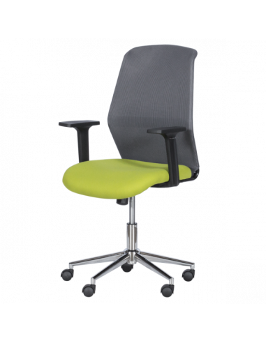 Работен офис стол Carmen 7047-1 - сив-зелен