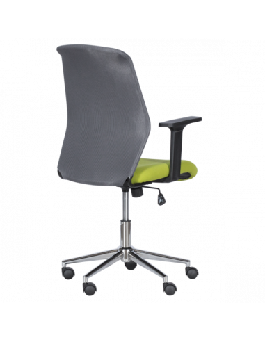 Работен офис стол Carmen 7047-1 - сив-зелен