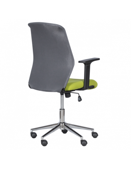 Работен офис стол Carmen 7047-1 - сив-зелен