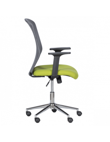 Работен офис стол Carmen 7047-1 - сив-зелен