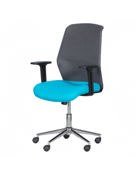 Работен офис стол Carmen 7047-1 - сив-син