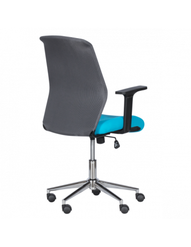 Работен офис стол Carmen 7047-1 - сив-син