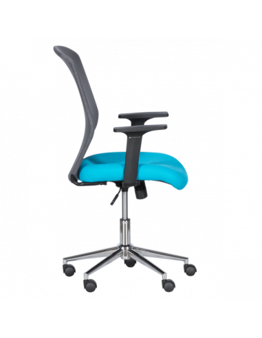 Работен офис стол Carmen 7047-1 - сив-син