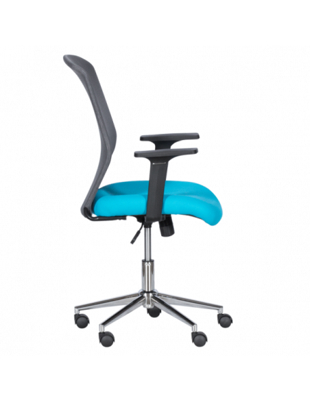 Работен офис стол Carmen 7047-1 - сив-син