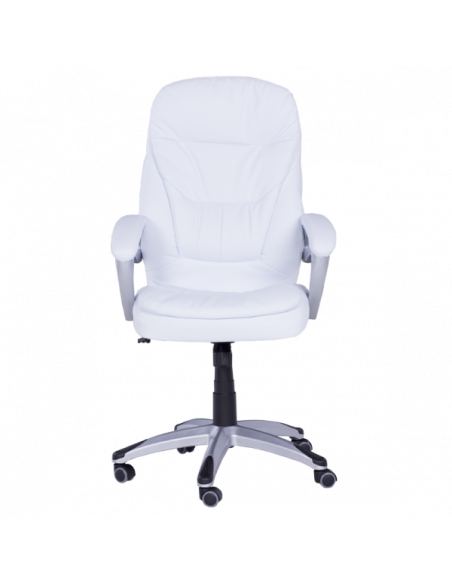 Президентски офис стол Carmen 6156 - бял