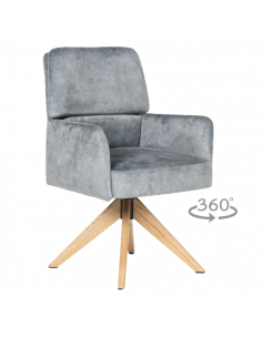 Трапезен стол NARVA W - сив