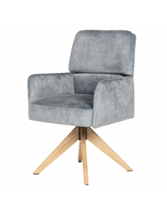 Трапезен стол NARVA W - сив 2