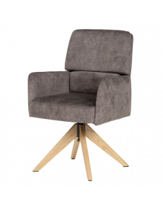 Трапезен стол NARVA W - тъмнобежов 2