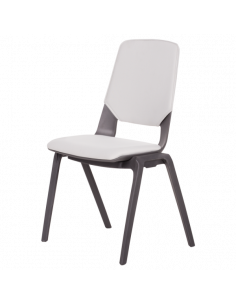 Посетителски стол LIMBER - бял 2