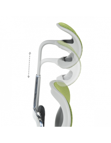 Ергономичен стол ERGOHUMAN ELITE 2 - сива рамка - зелен