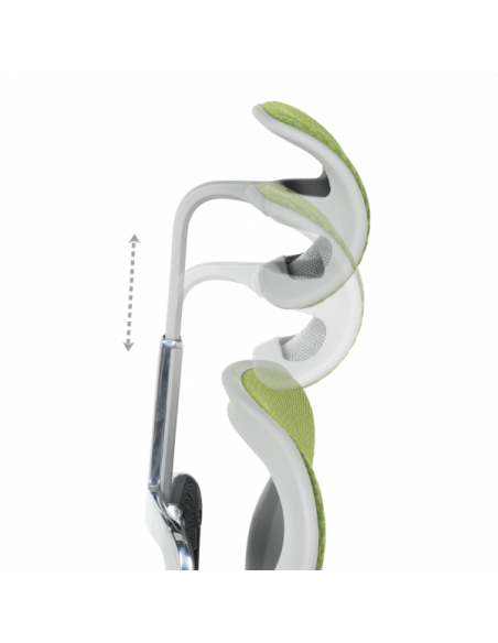 Ергономичен стол ERGOHUMAN ELITE 2 - сива рамка - зелен