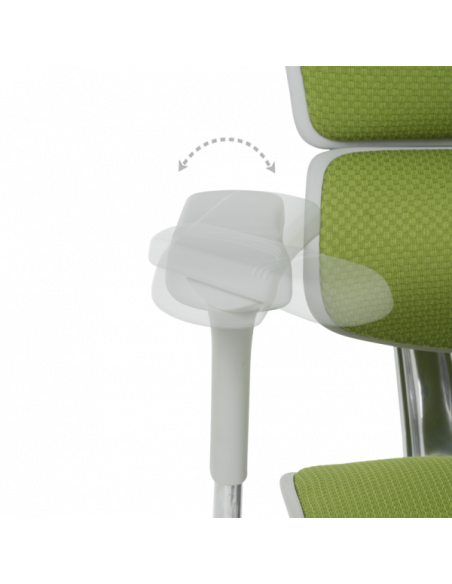 Ергономичен стол ERGOHUMAN ELITE 2 - сива рамка - зелен