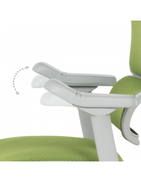 Ергономичен стол ERGOHUMAN ELITE 2 - сива рамка - зелен