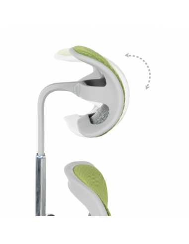 Ергономичен стол ERGOHUMAN ELITE 2 - сива рамка - зелен