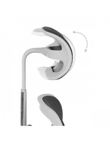 Ергономичен стол ERGOHUMAN ELITE 2 - сива рамка - черен