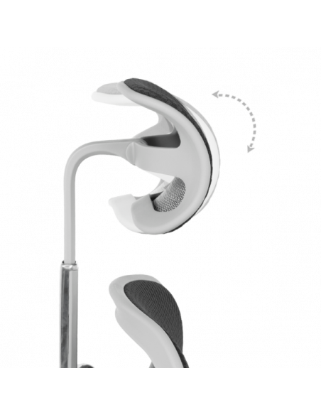 Ергономичен стол ERGOHUMAN ELITE 2 - сива рамка - черен