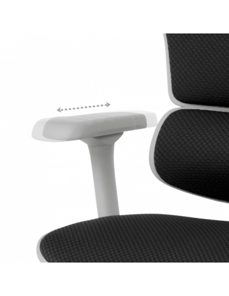 Ергономичен стол ERGOHUMAN ELITE 2 - сива рамка - черен