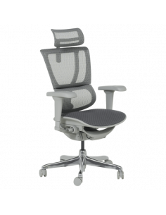 Ергономичен стол ERGOHUMAN IOO ULTRA - сива рамка - сив