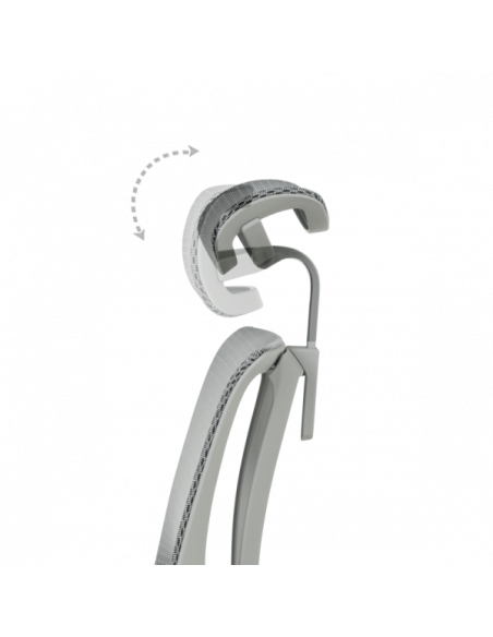 Ергономичен стол ERGOHUMAN IOO ULTRA - сива рамка - сив