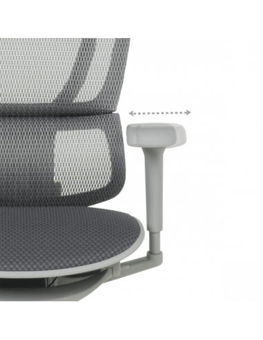 Ергономичен стол ERGOHUMAN IOO ULTRA - сива рамка - сив