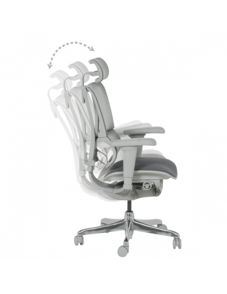 Ергономичен стол ERGOHUMAN IOO ULTRA - сива рамка - сив