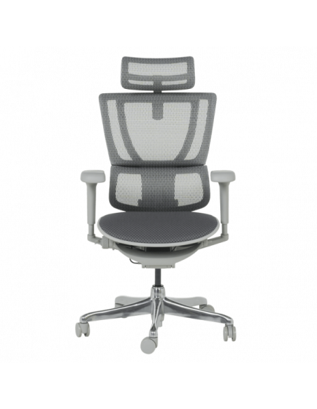 Ергономичен стол ERGOHUMAN IOO ULTRA - сива рамка - сив