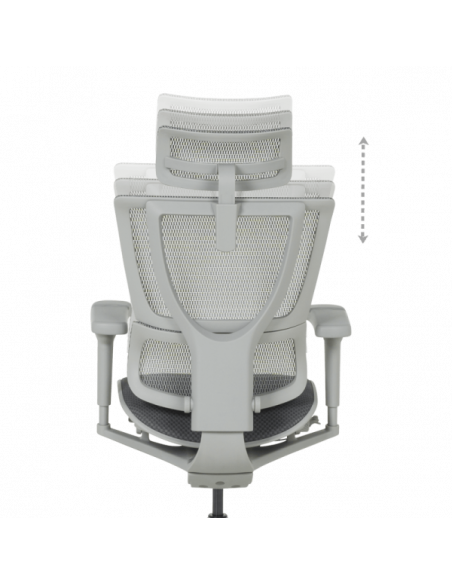 Ергономичен стол ERGOHUMAN IOO ULTRA - сива рамка - сив