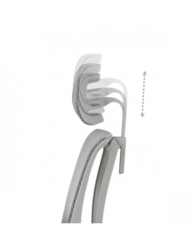 Ергономичен стол ERGOHUMAN IOO ULTRA - сива рамка - сив