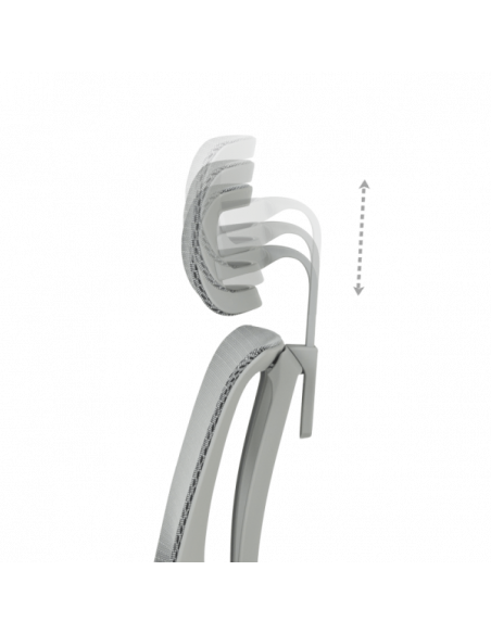 Ергономичен стол ERGOHUMAN IOO ULTRA - сива рамка - сив