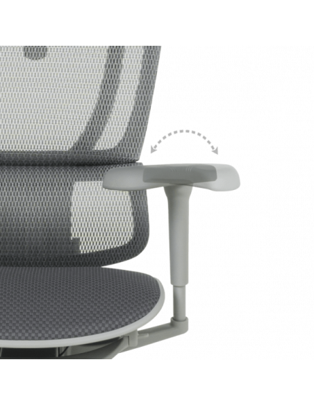 Ергономичен стол ERGOHUMAN IOO ULTRA - сива рамка - сив