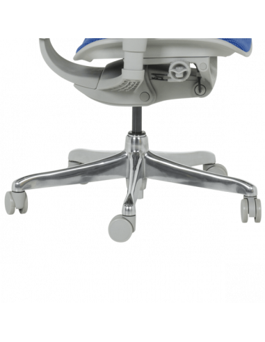 Ергономичен стол ERGOHUMAN IOO ULTRA - сива рамка - син