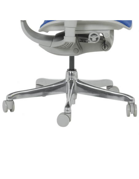 Ергономичен стол ERGOHUMAN IOO ULTRA - сива рамка - син