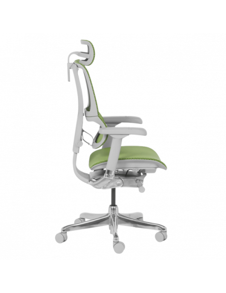Ергономичен стол ERGOHUMAN IOO ELITE 2 - сива рамка - зелен