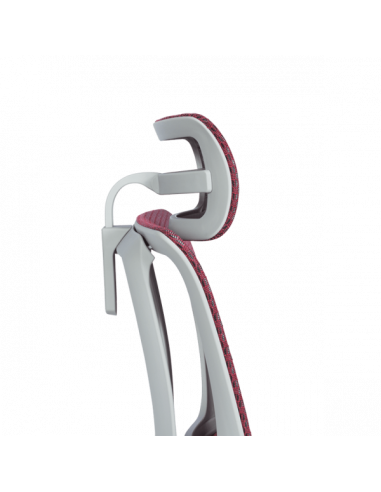 Ергономичен стол ERGOHUMAN IOO ELITE 2 - сива рамка - червен