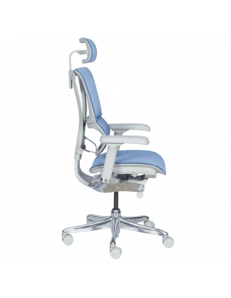 Ергономичен стол ERGOHUMAN IOO ELITE 2 - сива рамка - син