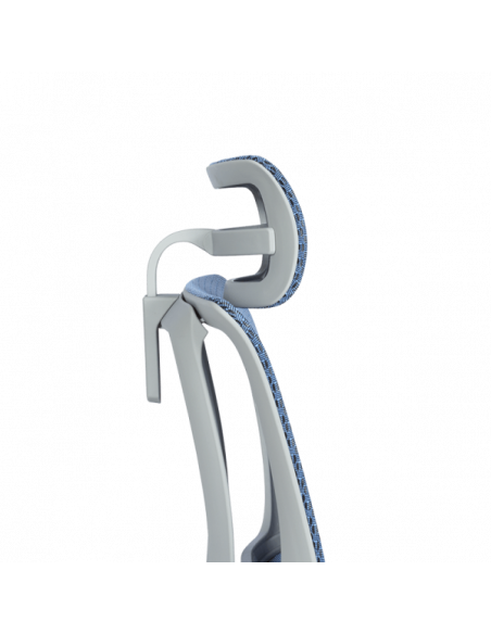 Ергономичен стол ERGOHUMAN IOO ELITE 2 - сива рамка - син