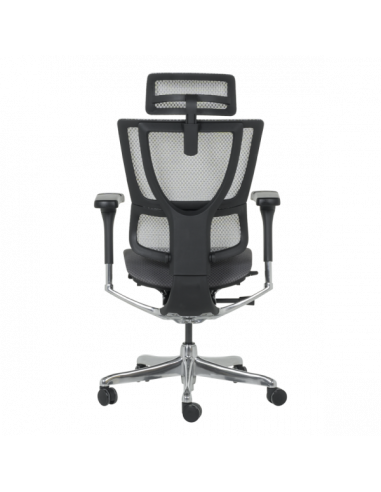 Ергономичен стол ERGOHUMAN IOO ELITE 2 - черна рамка - сив