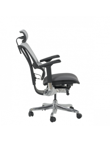 Ергономичен стол ERGOHUMAN IOO ELITE 2 - черна рамка - сив