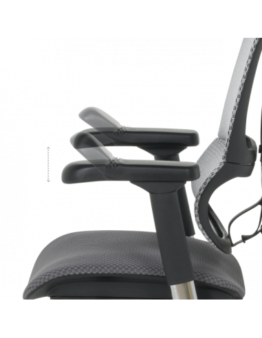 Ергономичен стол ERGOHUMAN IOO ELITE 2 - черна рамка - черен