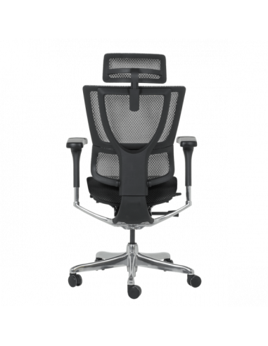 Ергономичен стол ERGOHUMAN IOO ELITE 2 - черна рамка - черен