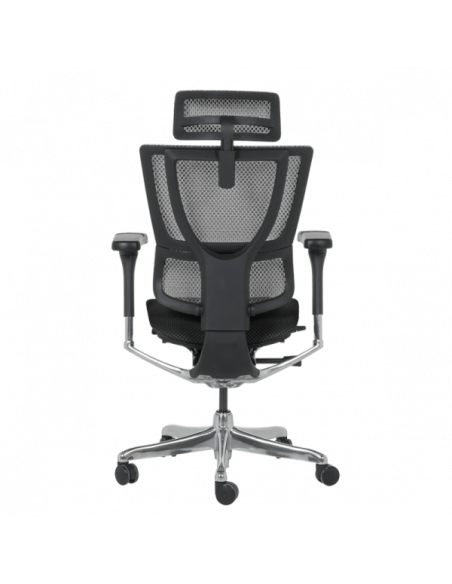 Ергономичен стол ERGOHUMAN IOO ELITE 2 - черна рамка - черен