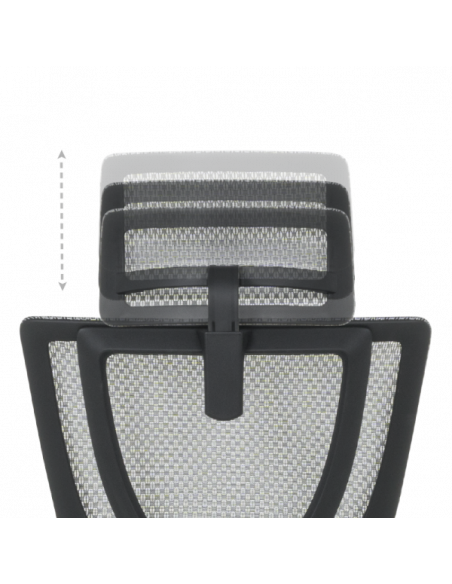 Ергономичен стол ERGOHUMAN IOO ELITE 2 - черна рамка - черен