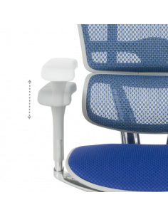 Ергономичен стол ERGOHUMAN ELITE 2 - сива рамка - син 2