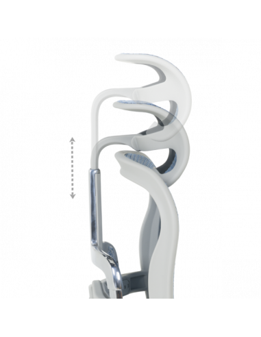 Ергономичен стол ERGOHUMAN ELITE 2 - сива рамка - син