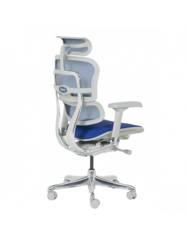 Ергономичен стол ERGOHUMAN ELITE 2 - сива рамка - син