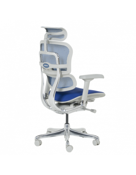 Ергономичен стол ERGOHUMAN ELITE 2 - сива рамка - син