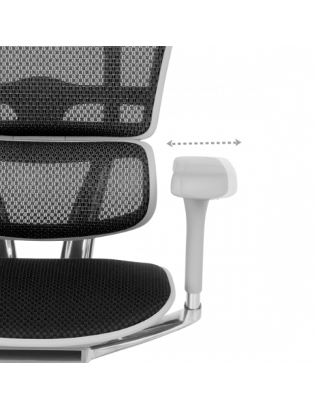 Ергономичен стол ERGOHUMAN ELITE 2 - сива рамка - черен